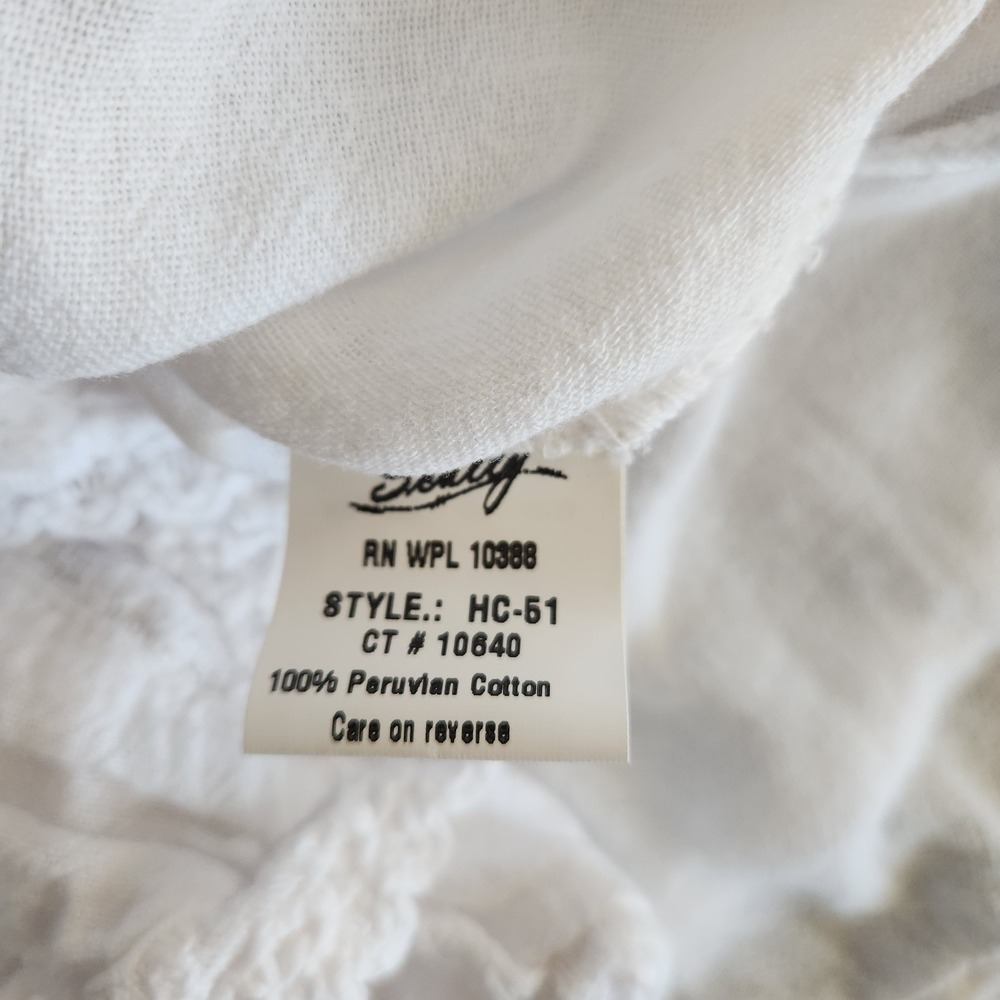 Scully Ruffle Western Shirt Womens XXL Bell Flare Long Sleeves White Cowgirl NWT - Picture 10 of 14